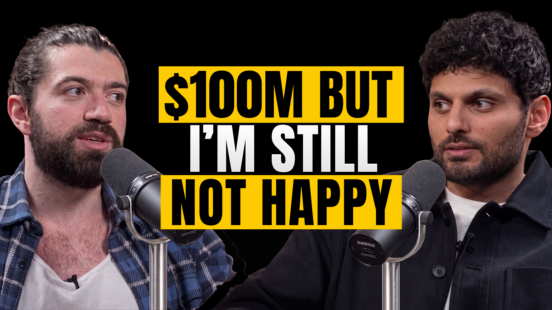 Miniature podcast business en anglais : « $100M but I'm still not happy »